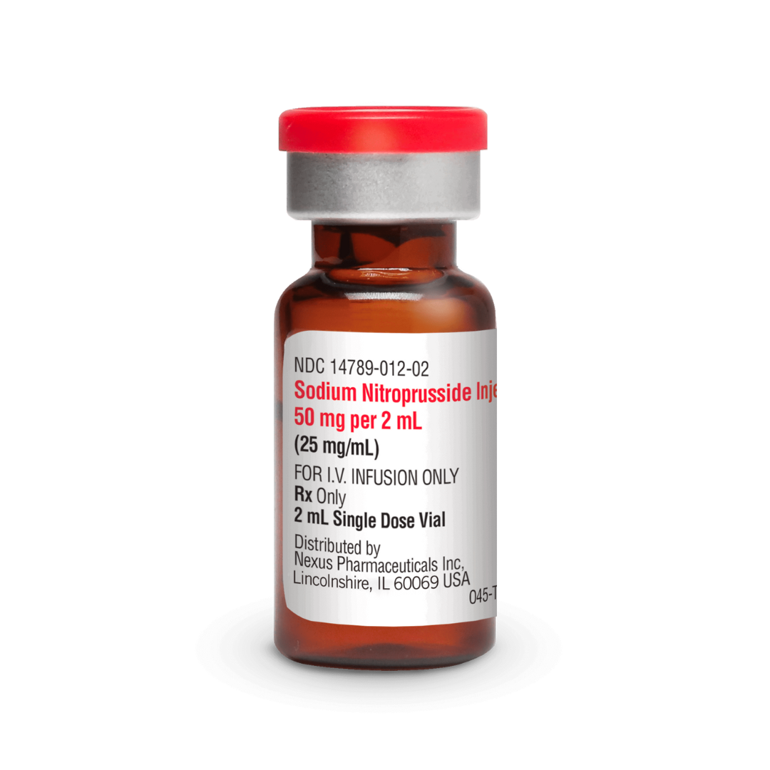 Sodium Nitroprusside Injection Nexus Pharmaceuticals